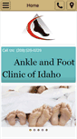 Mobile Screenshot of idahoankleandfoot.com